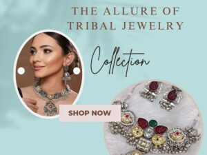 Tribal jewellery Silver replica jewellery oxidised jewellery